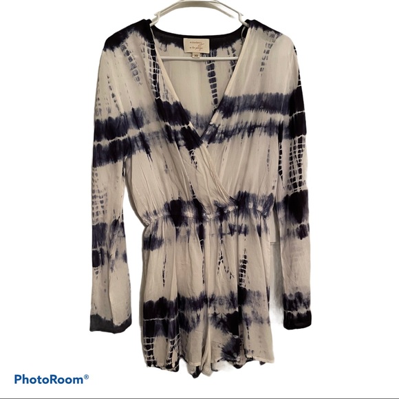 Anthropologie Other - Accuracy A La Plage Tie Dye Romper - Anthr…